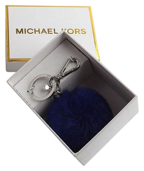 Michael Kors Fox Fur Keychain w/ Tags .